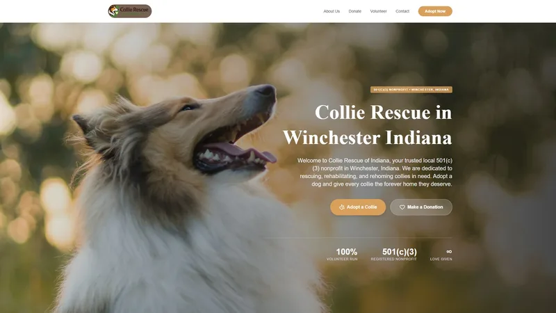 Collie Rescue of Indiana website