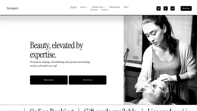 Studio B by Brooke website